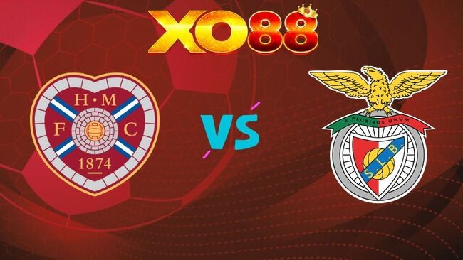 XO88 Nhận định Hearts vs Benfica, 01h45 ngày 14/08/2026